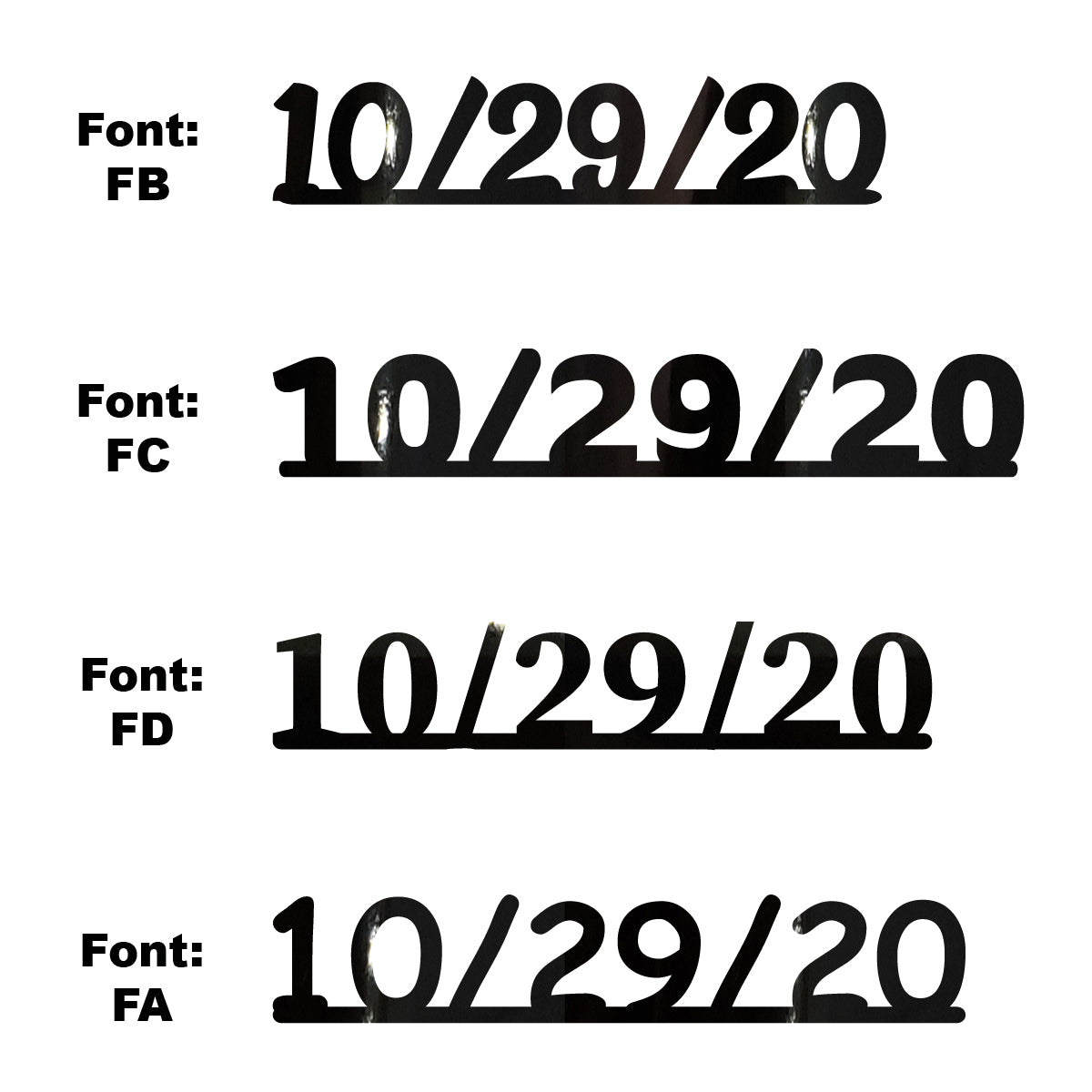 Custom-Fetti Date - 10/29/24 or 10/29/25  Black