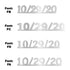 Custom-Fetti Date - 10/29/24 or 10/29/25  Silver