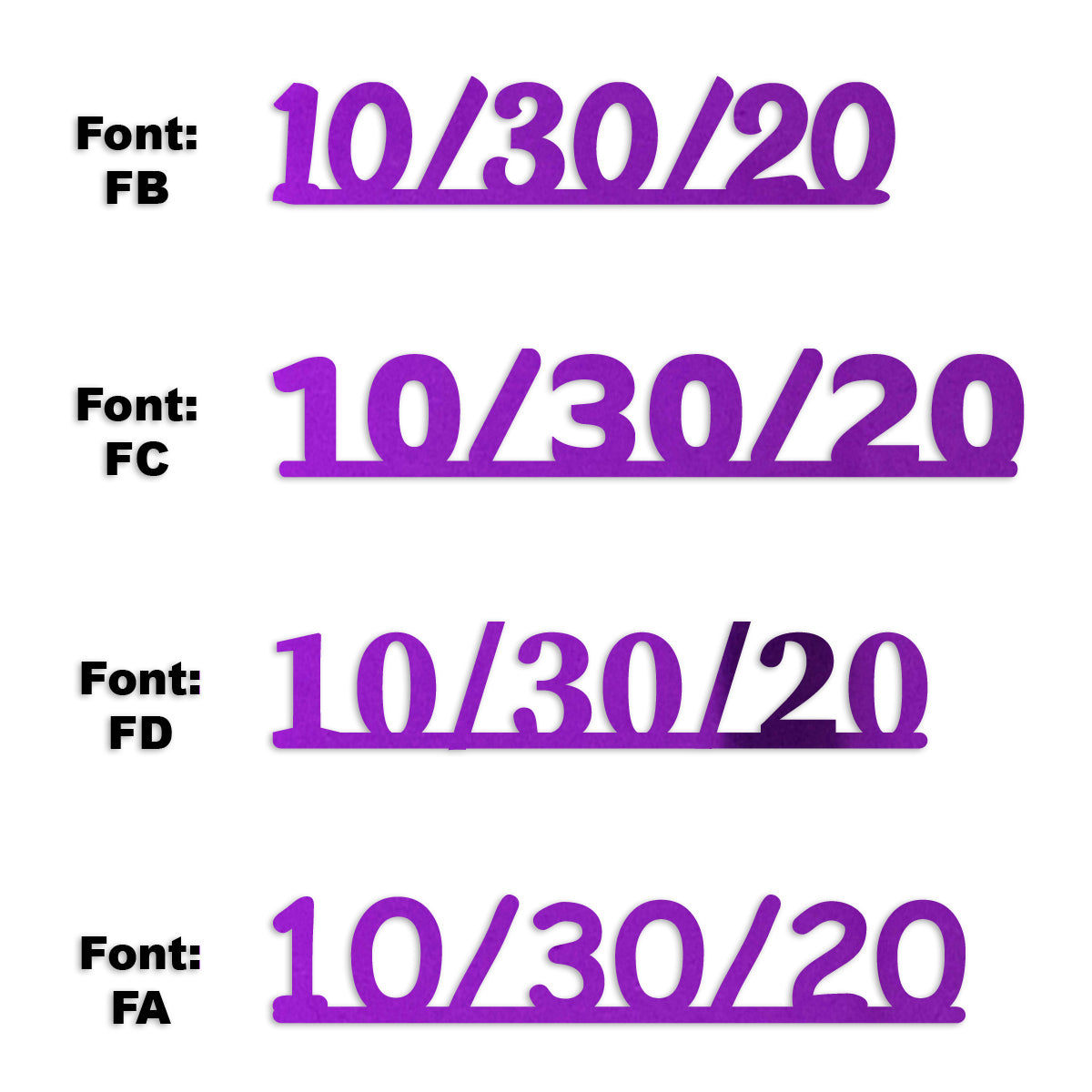 Custom-Fetti Date - 10/30/24 or 10/30/25  Purple