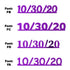 Custom-Fetti Date - 10/30/24 or 10/30/25  Purple