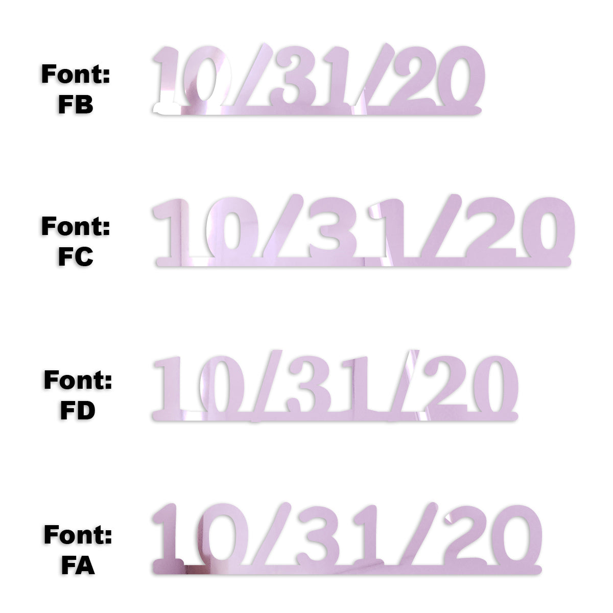 Custom-Fetti Date - 10/31/24 or 10/31/25  Pink