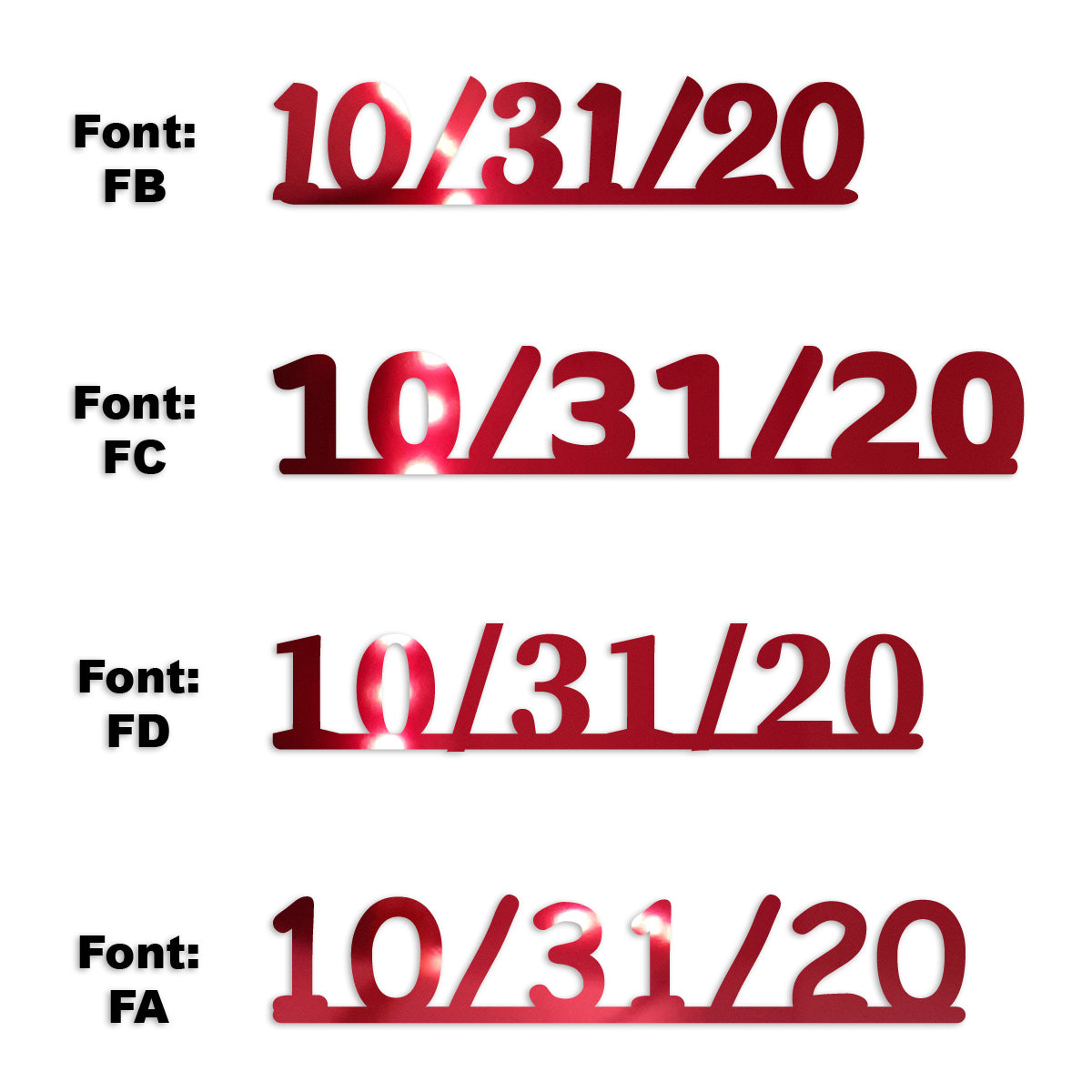 Custom-Fetti Date - 10/31/24 or 10/31/25  Red