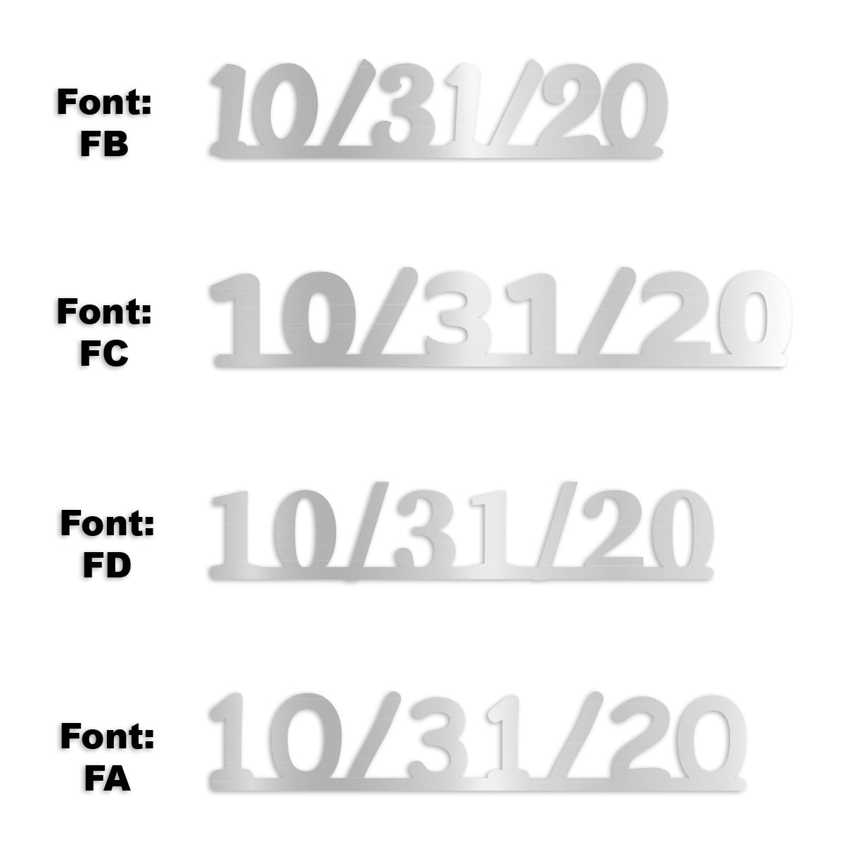Custom-Fetti Date - 10/31/24 or 10/31/25  Silver