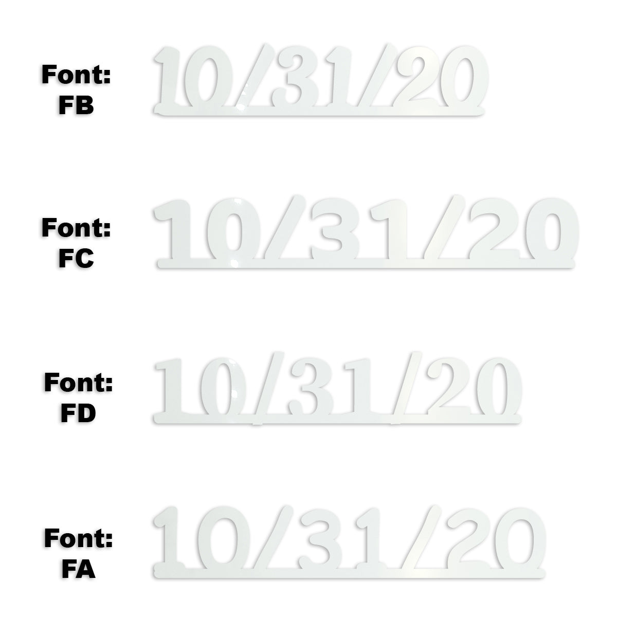 Custom-Fetti Date - 10/31/24 or 10/31/25  White