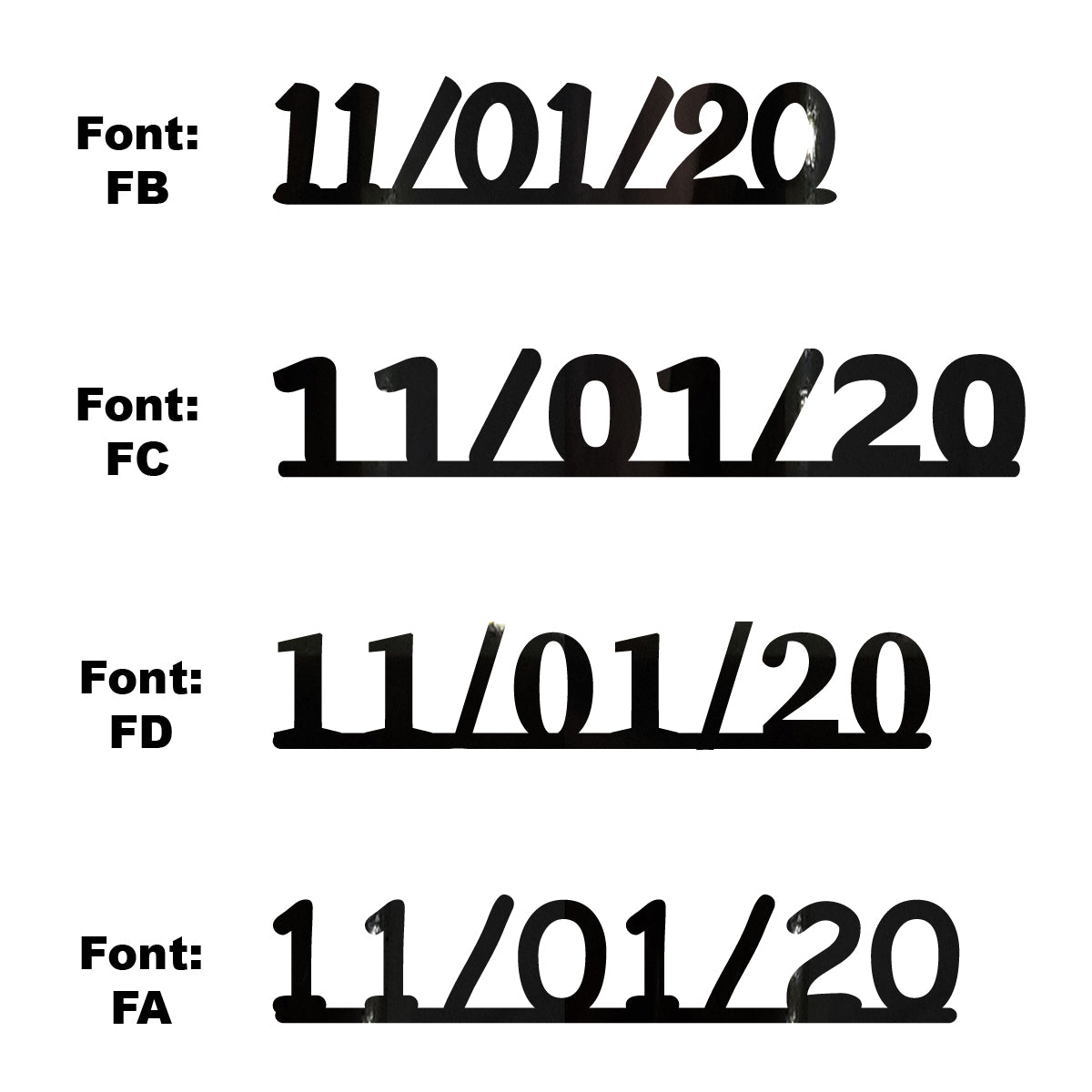 Custom-Fetti Date - 11/01/24 or 11/01/25  Black