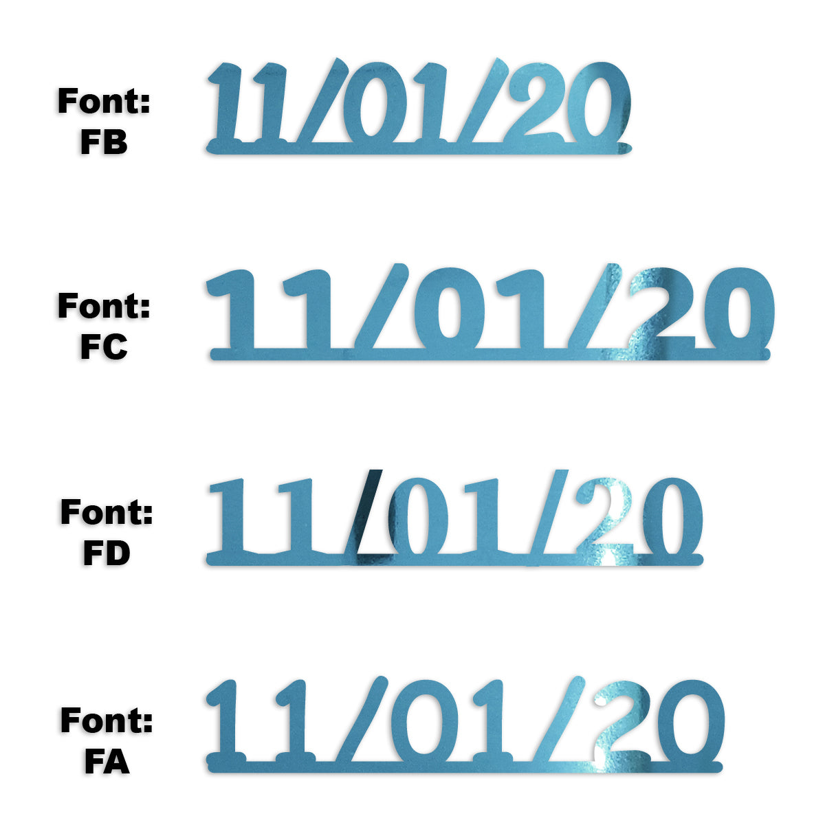 Custom-Fetti Date - 11/01/24 or 11/01/25  Blue Sky