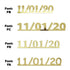 Custom-Fetti Date - 11/01/24 or 11/01/25  Gold