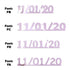 Custom-Fetti Date - 11/01/24 or 11/01/25  Pink
