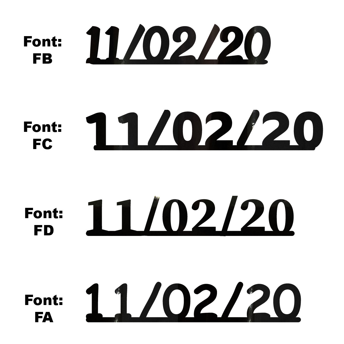 Custom-Fetti Date - 11/02/24 or 11/02/25  Black