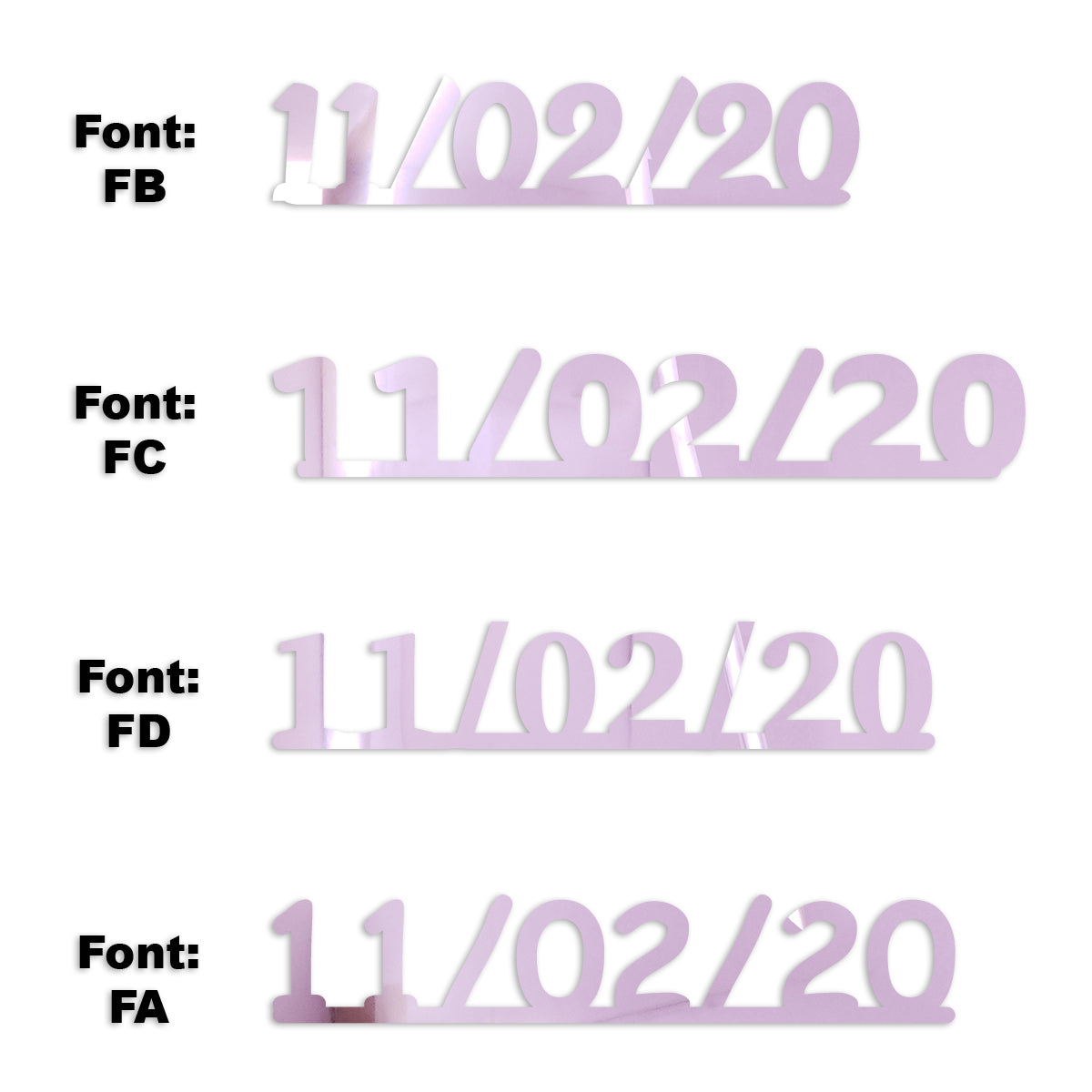 Custom-Fetti Date - 11/02/24 or 11/02/25  Pink