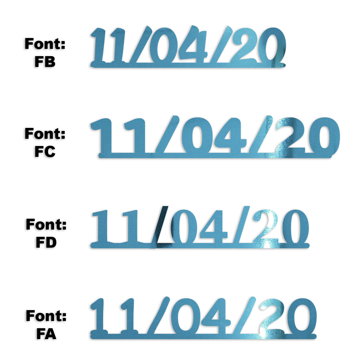 Custom-Fetti Date - 11/04/24 or 11/04/25  Blue Sky