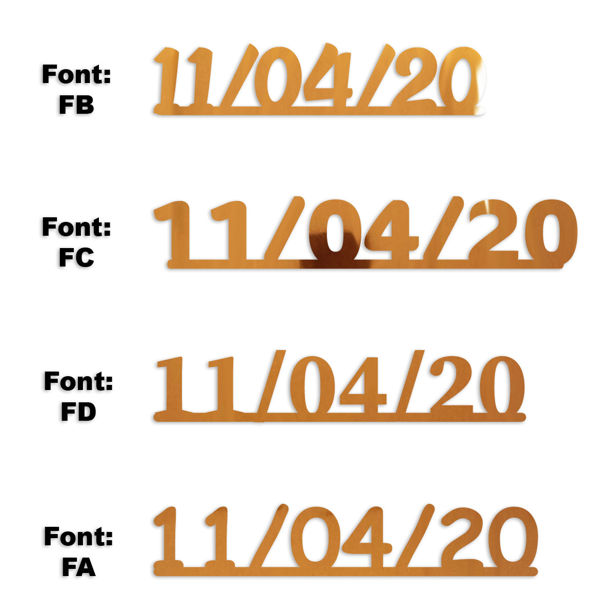 Custom-Fetti Date - 11/04/24 or 11/04/25  Orange