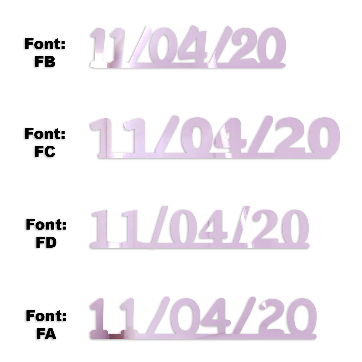 Custom-Fetti Date - 11/04/24 or 11/04/25  Pink