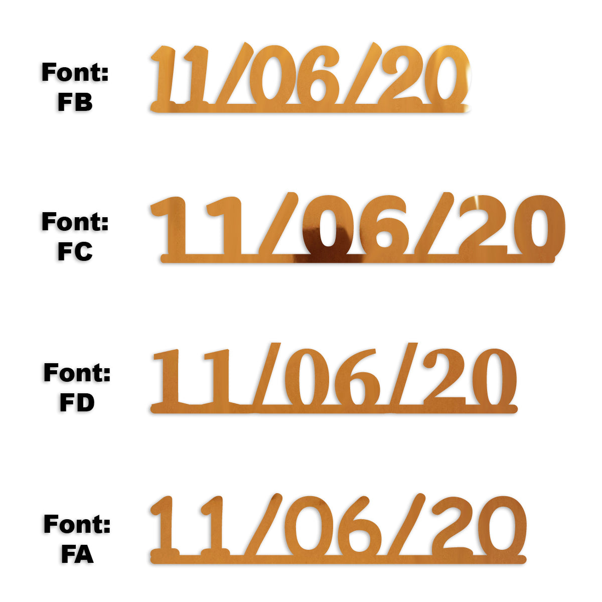 Custom-Fetti Date - 11/06/24 or 11/06/25  Orange