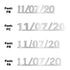 Custom-Fetti Date - 11/07/24 or 11/07/25  Silver