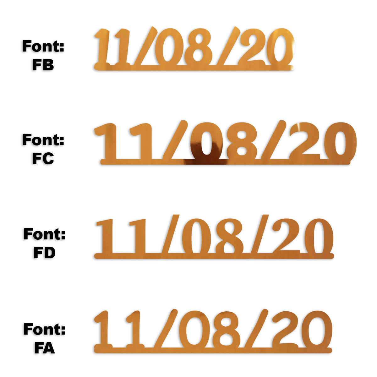 Custom-Fetti Date - 11/08/24 or 11/08/25  Orange