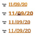 Custom-Fetti Date - 11/09/24 or 11/09/25  Orange