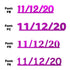 Custom-Fetti Date - 11/12/24 or 11/12/25  Fuchsia