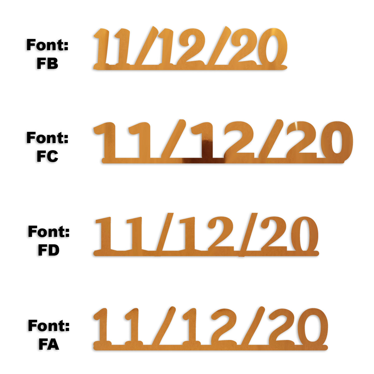 Custom-Fetti Date - 11/12/24 or 11/12/25  Orange