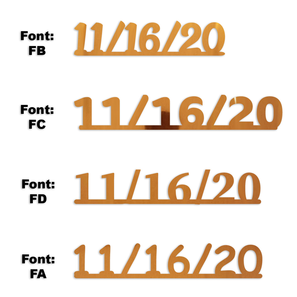 Custom-Fetti Date - 11/16/24 or 11/16/25  Orange