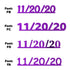 Custom-Fetti Date - 11/20/24 or 11/20/25  Purple