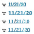 Custom-Fetti Date - 11/21/24 or 11/21/25  Blue Sky