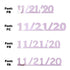 Custom-Fetti Date - 11/21/24 or 11/21/25  Pink