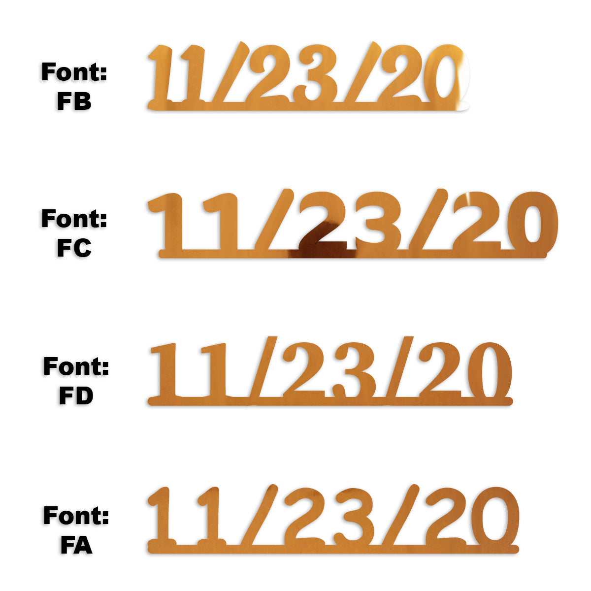 Custom-Fetti Date - 11/23/24 or 11/23/25  Orange