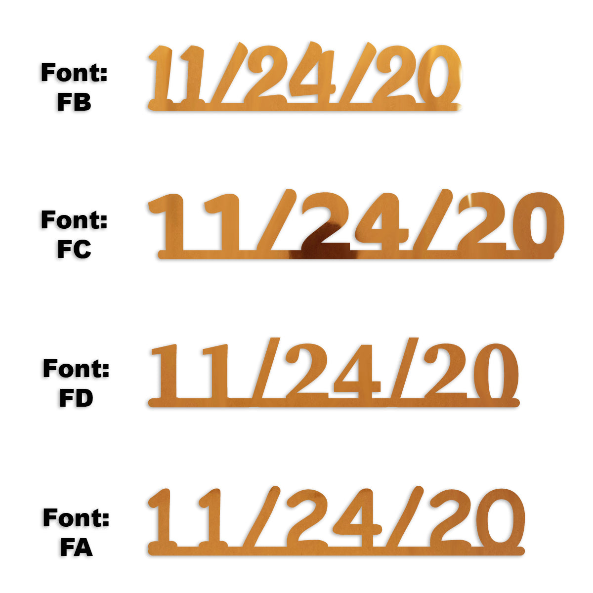Custom-Fetti Date - 11/24/24 or 11/24/25  Orange