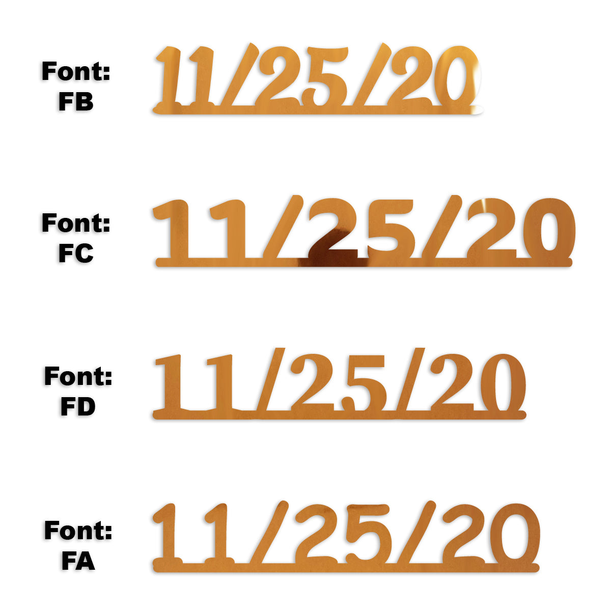 Custom-Fetti Date - 11/25/24 or 11/25/25  Orange