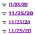 Custom-Fetti Date - 11/25/24 or 11/25/25  Purple