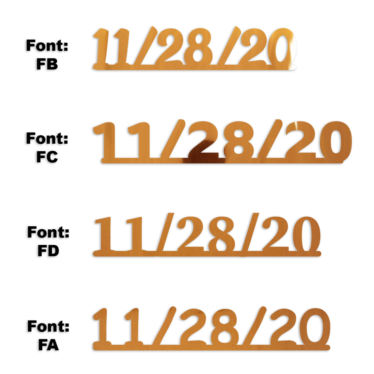 Custom-Fetti Date - 11/28/24 or 11/28/25  Orange