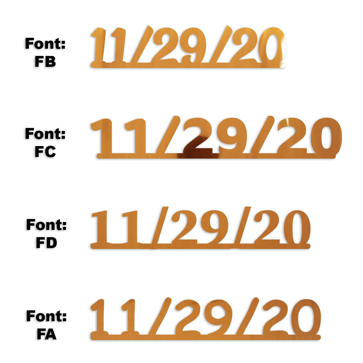 Custom-Fetti Date - 11/29/24 or 11/29/25  Orange