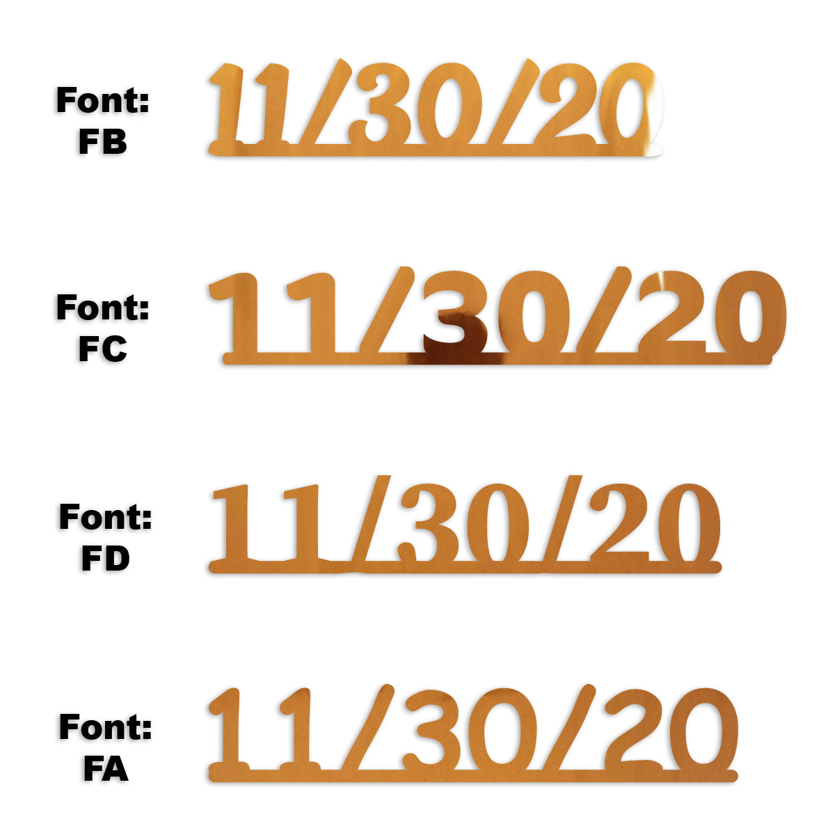 Custom-Fetti Date - 11/30/24 or 11/30/25  Orange