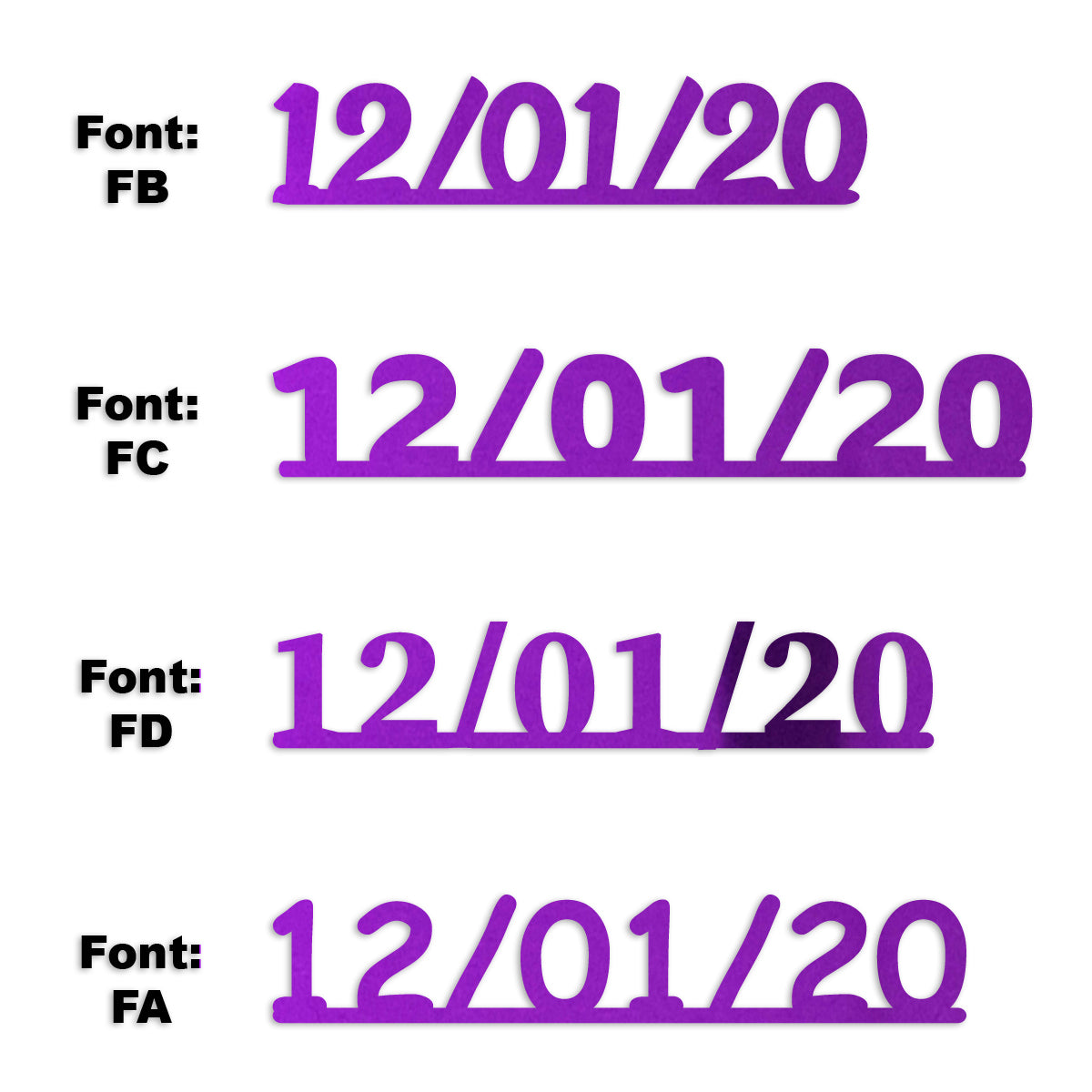 Custom-Fetti Date - 12/01/24 or 12/01/25  Purple