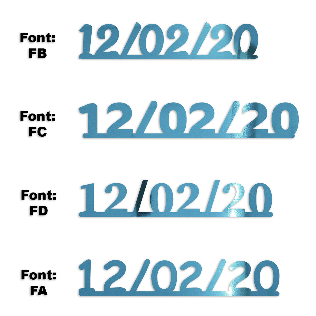 Custom-Fetti Date - 12/02/24 or 12/02/25  Blue Sky