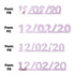 Custom-Fetti Date - 12/02/24 or 12/02/25  Pink