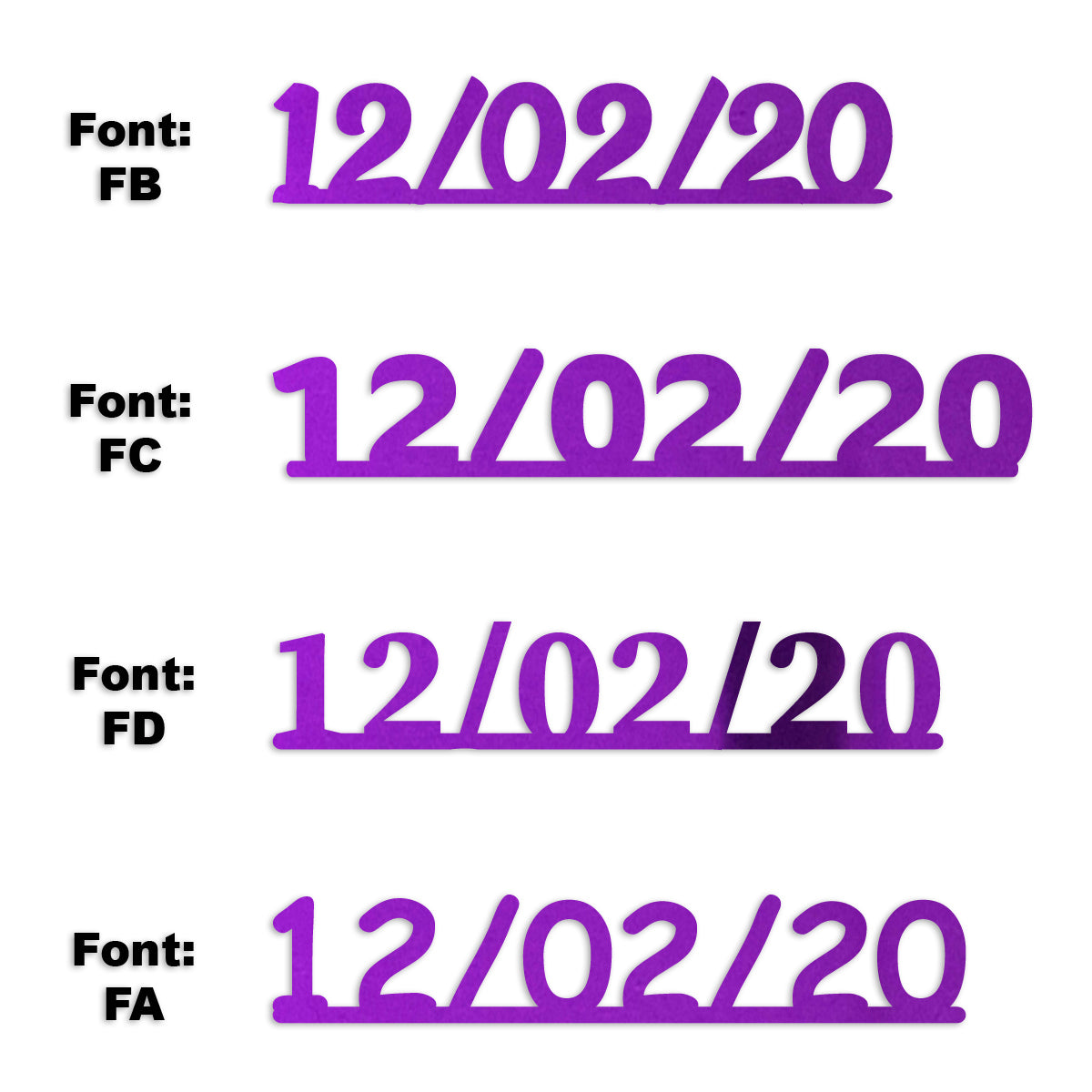 Custom-Fetti Date - 12/02/24 or 12/02/25  Purple