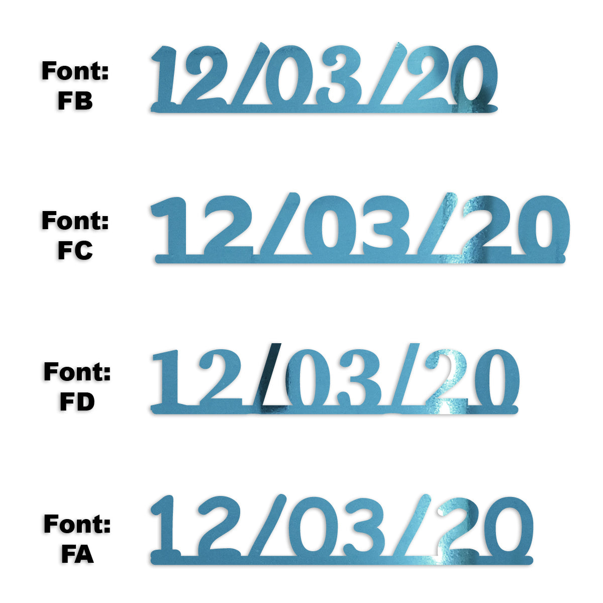 Custom-Fetti Date - 12/03/24 or 12/03/25  Blue Sky