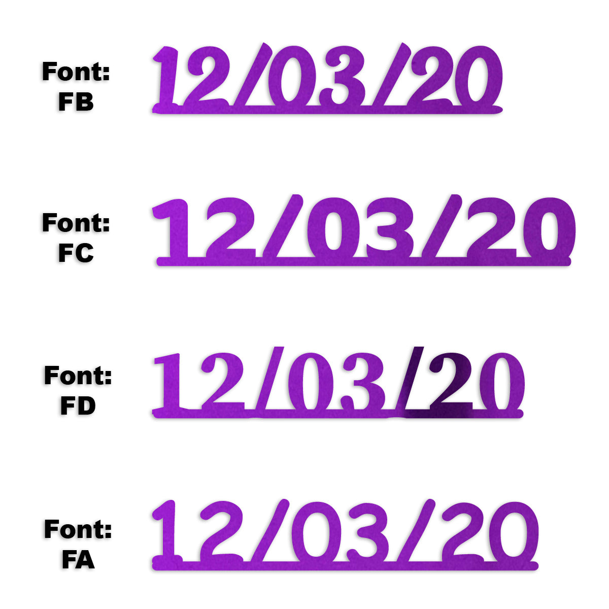 Custom-Fetti Date - 12/03/24 or 12/03/25  Purple