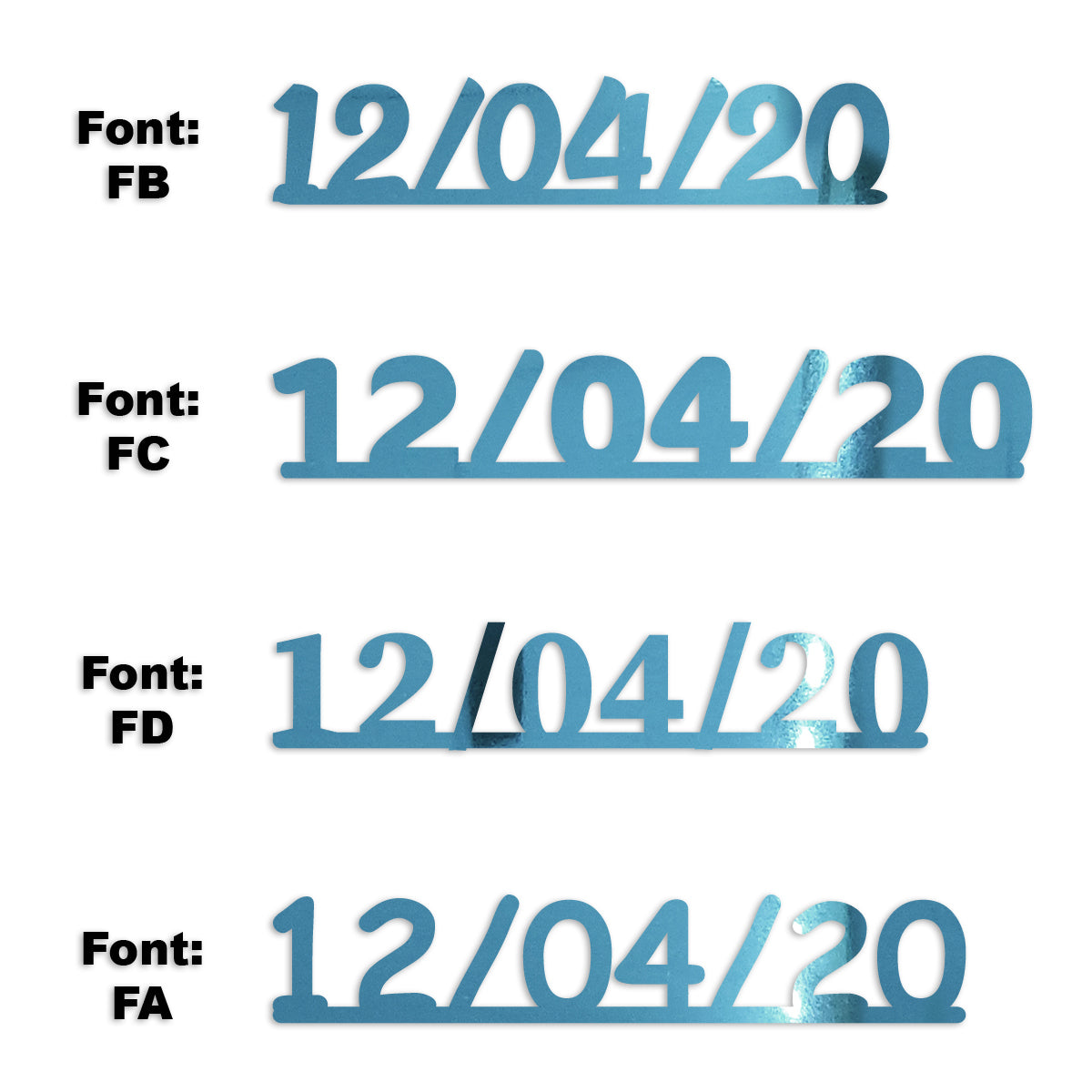 Custom-Fetti Date - 12/04/24 or 12/04/25  Blue Sky