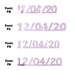 Custom-Fetti Date - 12/04/24 or 12/04/25  Pink
