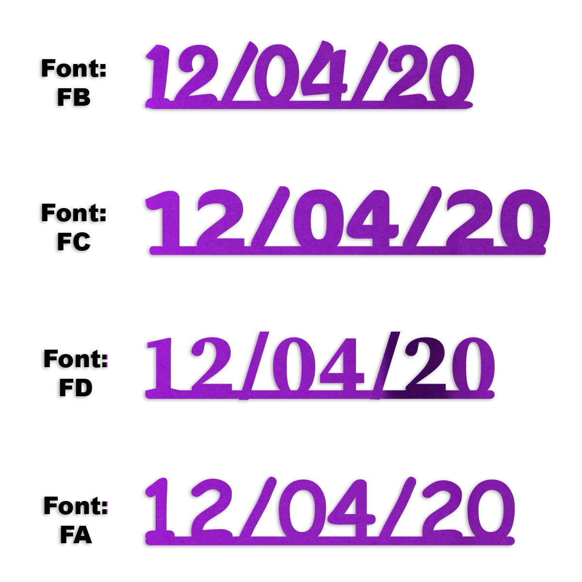 Custom-Fetti Date - 12/04/24 or 12/04/25  Purple