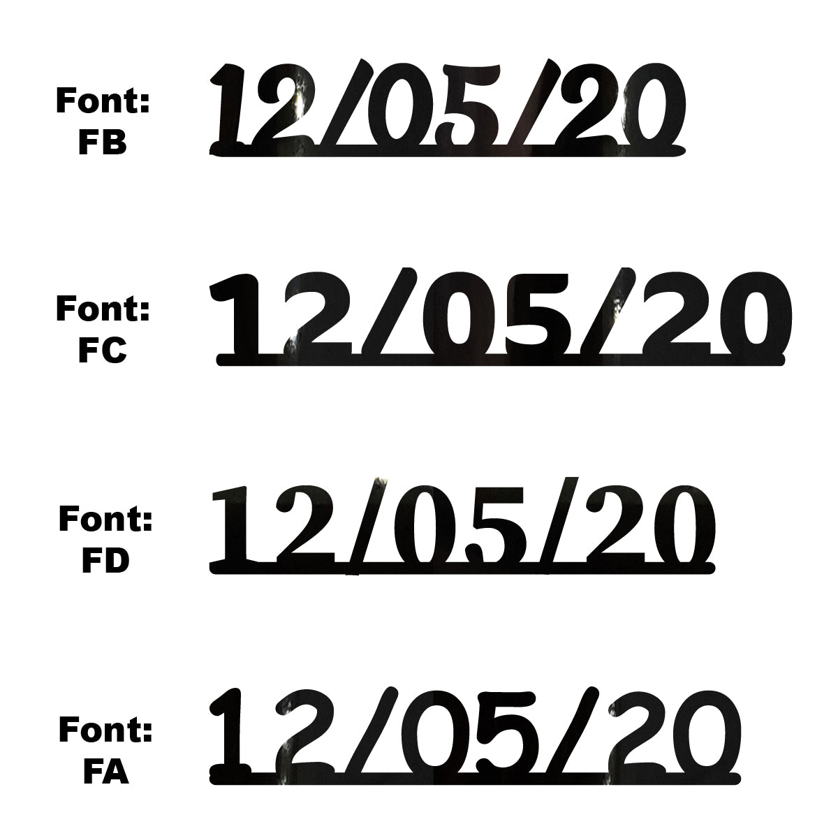 Custom-Fetti Date - 12/05/24 or 12/05/25  Black