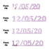 Custom-Fetti Date - 12/05/24 or 12/05/25  Pink