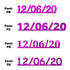 Custom-Fetti Date - 12/06/24 or 12/06/25  Fuchsia