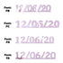 Custom-Fetti Date - 12/06/24 or 12/06/25  Pink