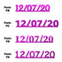 Custom-Fetti Date - 12/07/24 or 12/07/25  Fuchsia
