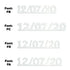 Custom-Fetti Date - 12/07/24 or 12/07/25  White