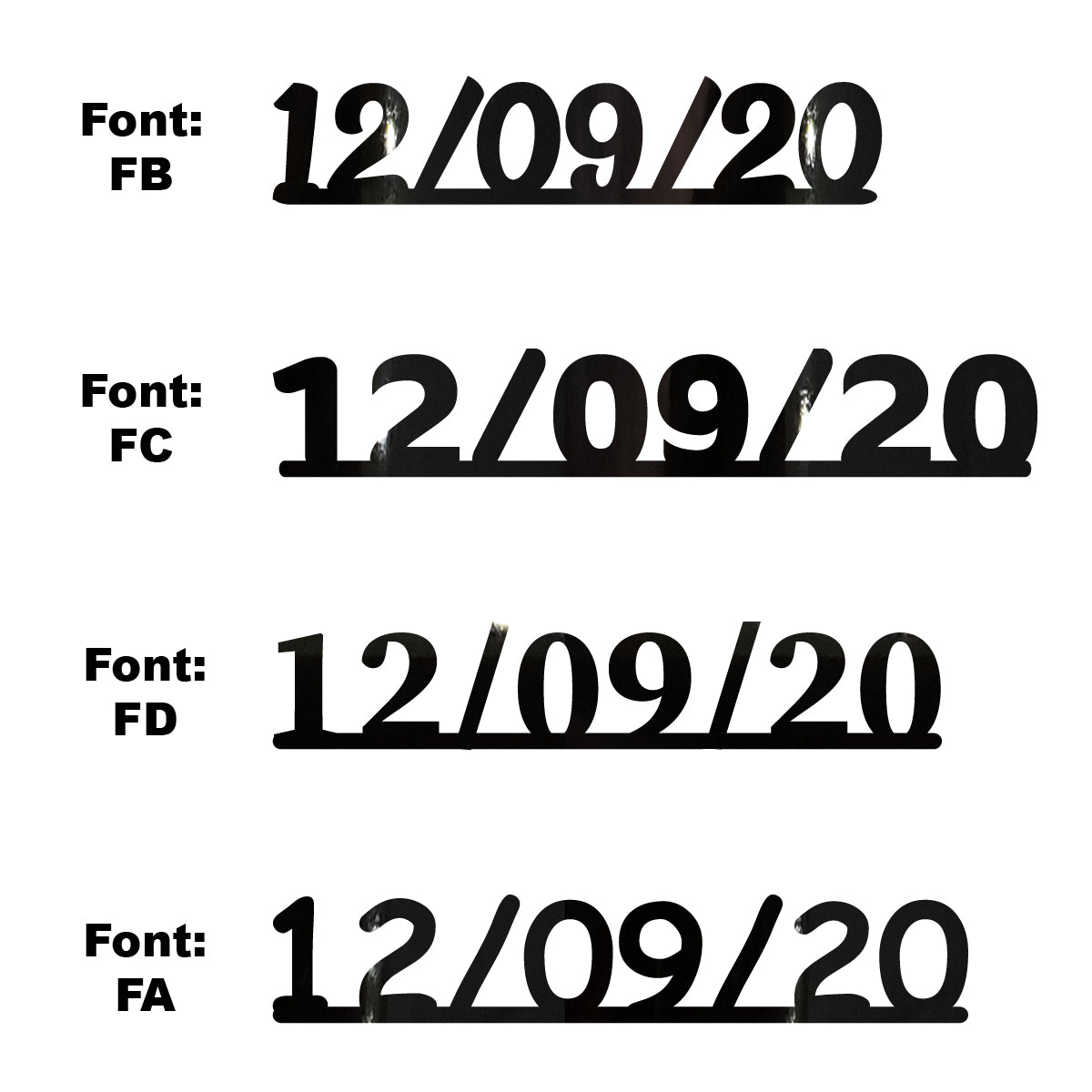 Custom-Fetti Date - 12/09/24 or 12/09/25  Black